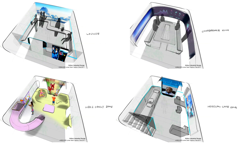 Illustration for article titled Airbus Wants to Stuff a Bunch of Comfy Beds Into a Plane's Cargo Hold for Long Flights